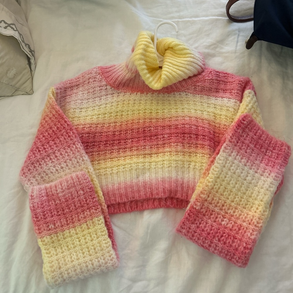 For love and lemons cropped sweater